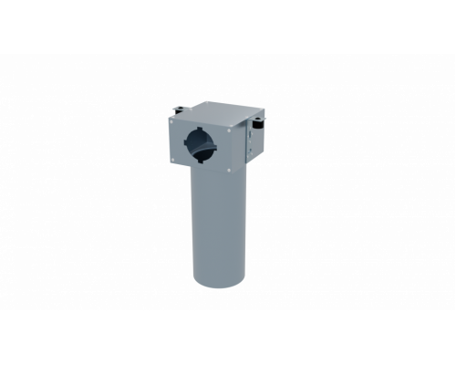 Пленум вентиляционный потолочный Flexag PCP-125/75x1 на 1 выход, d125, (300мм)