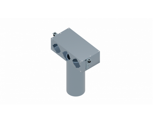Пленум вентиляционный потолочный Flexag PCP-125/90x3 на 3 выхода, d125, (300мм)