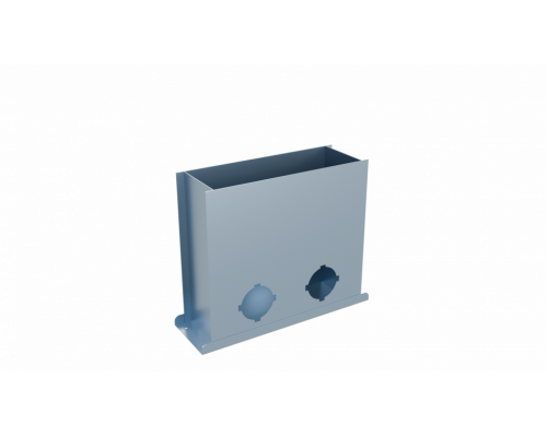Пленум вентиляционный напольный Flexag PFP-300x100/90x2 на 2 выхода, 300x100