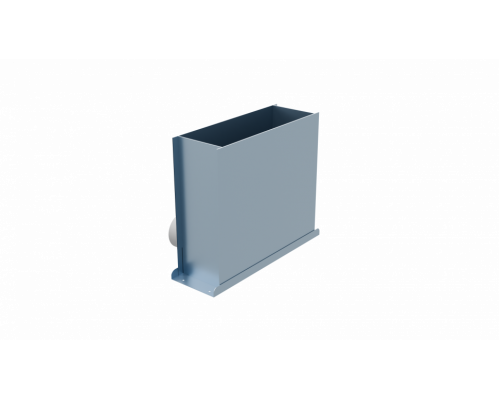 Пленум вентиляционный напольный Flexag PFP-400x100/75x3 на 3 выхода, 400x100