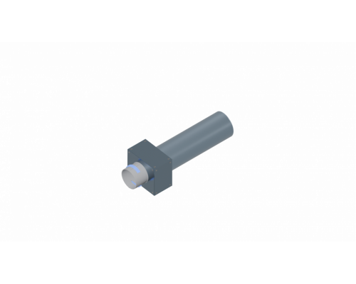 Пленум вентиляционный прямой Flexag PWP-125/90x1 на 1 выход, d125, (300мм)
