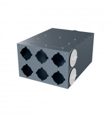 Коллектор вентиляционный Flexag CMP-FLD 160/75x6, D160, на 6/10 выходов FLD