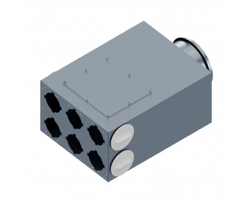 Коллектор вентиляционный Flexag CMP-FLD 160/90x6, D160, на 6/10 выходов FLD