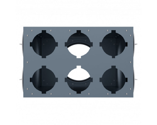 Коллектор вентиляционный Flexag CMP-FLD 160/90x6, D160, на 6/10 выходов FLD