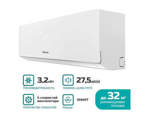 Настенный кондиционер сплит-система Hisense EASY Classic A AS-12HR4RYDDJ00 (комплект)
