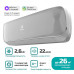 Настенный кондиционер сплит-система Hisense SILVER CRYSTAL SUPER DC Inverter AS-10UW4RVETG01(S) (комплект)