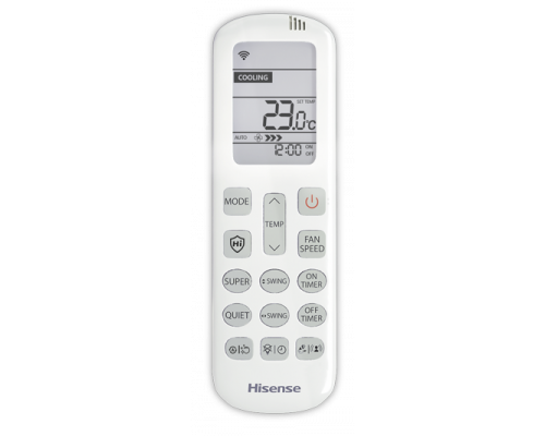 Настенный кондиционер Hisense ZOOM DC Inverter Wi-Fi AS-24UW4RBTKB00 - инверторная сплит-система (комплект)