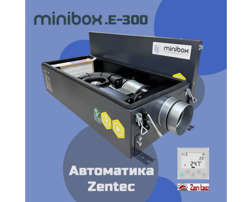 Приточная установка с нагревателем Minibox.E-300 Zentec