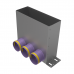 Пленум (адаптер) вентиляционный Provent VPF 300x100/75x3 напольный на 3 выхода