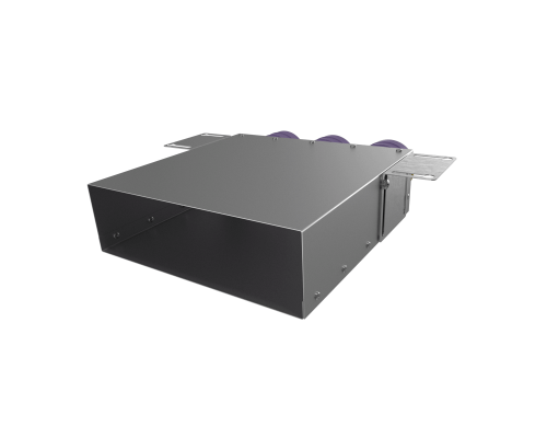 Пленум (адаптер) вентиляционный Provent VPK 300x90/75x3 прямой прямоугольный на 3 выхода
