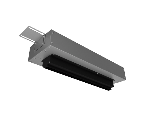 Щелевой диффузор Provent VPNDG/F 500*25/75x3 для гипсокартона с КСД на 3 прямых выхода