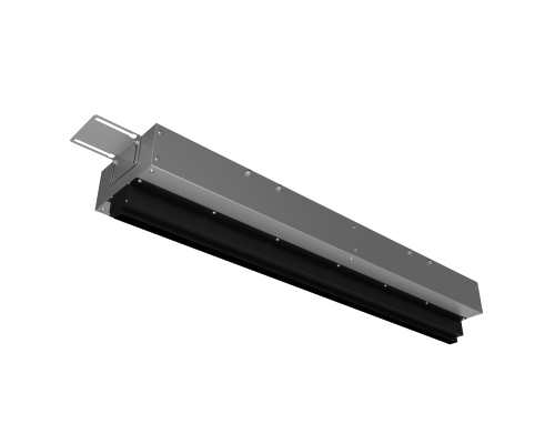 Щелевой диффузор Provent VPNDG/F 1000*25/75х4 для гипсокартона с КСД на 4 прямых выхода