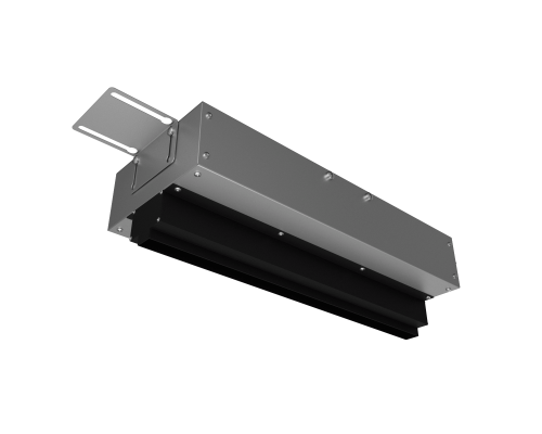 Щелевой диффузор Provent VPNDG/F 500*25/75x2 для гипсокартона с КСД на 2 прямых выхода