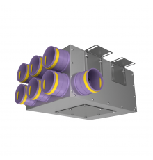 Коллектор вентиляционный Provent KV 125/75x8 металлический на 8 выходов