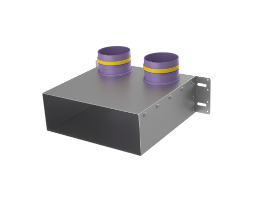 Пленум (адаптер) вентиляционный Provent VPF 300x100/90x2 напольный на 2 выхода