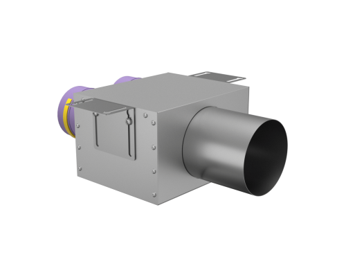 Пленум (адаптер) вентиляционный Provent VPD 125/90x2 прямой круглый на 2 выхода