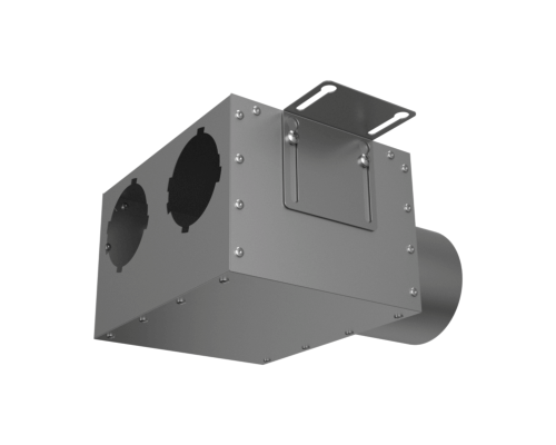 Пленум (адаптер) вентиляционный Provent VPD 125/90x2 прямой круглый на 2 выхода