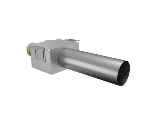 Пленум (адаптер) вентиляционный Provent VPDL 125/90x2 прямой круглый на 2 выхода (400мм)