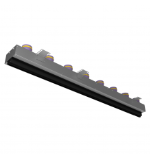Щелевой диффузор Provent VPNDG/F 2000*25/90х8 для гипсокартона с КСД на 8 прямых выхода