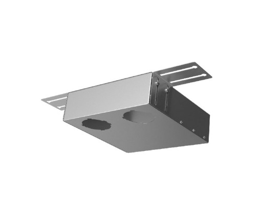 Пленум (адаптер) вентиляционный Provent - VPU 300×90/90×2 угловой прямоугольный на 2 выхода