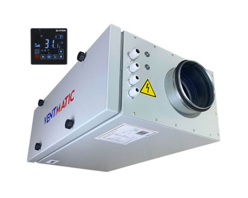 Приточная установка Ventmatic VMPU-E-300-2.3/1-1, 300м³/ч 2.3 кВт 1 фаза 230В