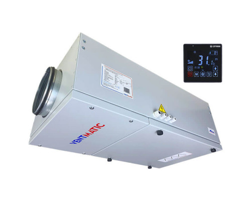 Приточная установка Ventmatic VMPU-E-1000-9.0/3-1 1000м³/ч 9,0 КВТ 3 ФАЗЫ 380В