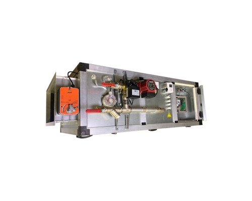 Приточная установка Ventmatic VMPU-PKMI-2-FK(G4)-HW3-LWE250/0.52/1-EC-A, водяной нагрев, 230 AC