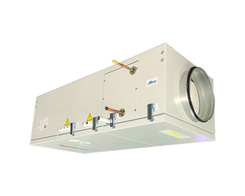 Приточная установка Ventmatic VMPU-W-FR-500-1 компактная, с фреон. охлаждением, 500 м³/ч, водяной нагрев 1 фаза 230В